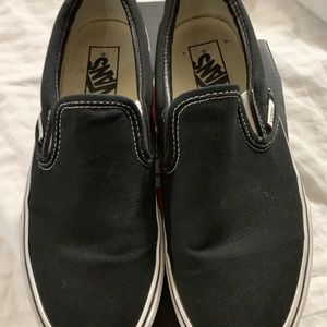 Black slip on vans